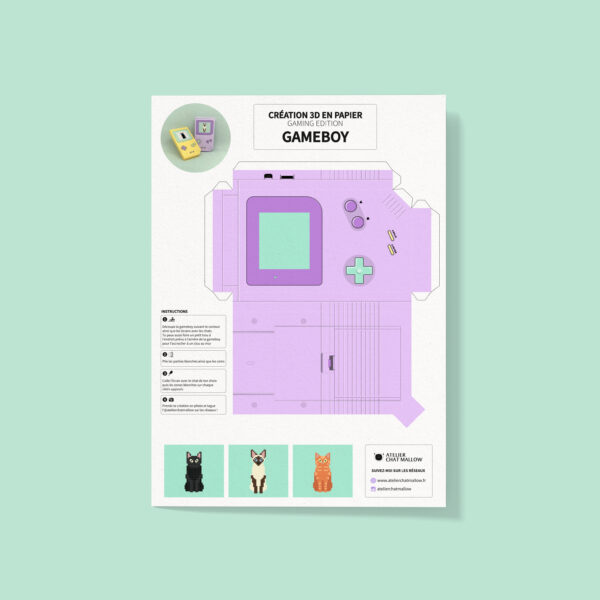 Gameboy papercraft – Image 4